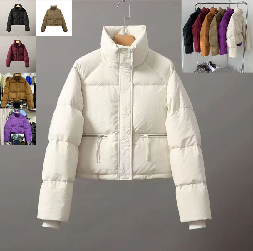 NEW WOMENS LADIES WINTER OVERSIZED SHORT PUFFER JACKET COAT JACKET OUTWEAR 8-18